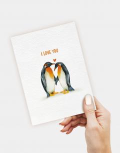 Felicitare - Penguin Love