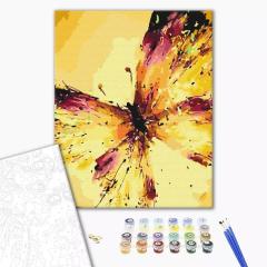 Pictura pe numere - Fluture in zbor, 40x50 cm