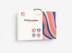 Set pictura pe numere - Femeie cu umbrela. Claude Monet 40x50 cm