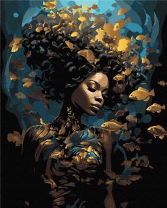 Set pictura pe numere - Nereida, 40x50 cm