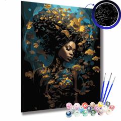 Set pictura pe numere - Nereida, 40x50 cm