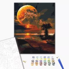 Set pictura pe numere - Apus uimitor 40x50 cm