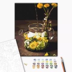 Pictura pe numere - Pentru o clipa de liniste, 40x50 cm