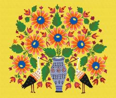 Pictura pe numere - Vestitorii primaverii, 60x50 cm