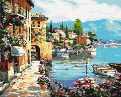 Pictura pe numere - Vara la malul marii ,50x40 cm