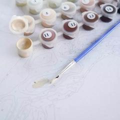 Set pictura pe numere - Apus in munti