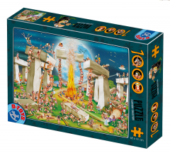 Puzzle 1000 piese - Cartoon Collection - Stonehenge