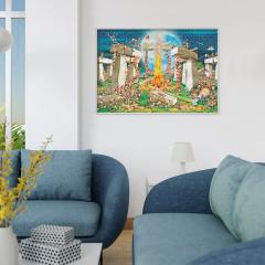 Puzzle 1000 piese - Cartoon Collection - Stonehenge