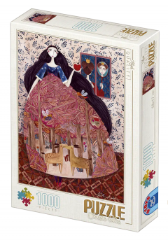 Puzzle 1000 piese - Kurti Andrea - Snow White