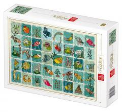 Puzzle 1000 piese - Pattern Aquatic World