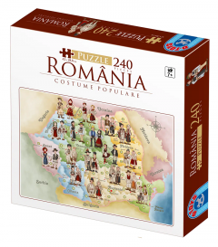 Puzzle 240 piese - Romania - Costume populare