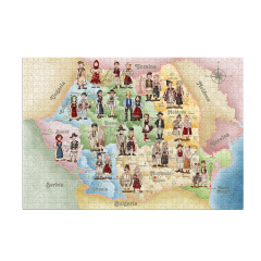 Puzzle 240 piese - Romania - Costume populare