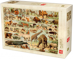 Puzzle 1000 piese - Encyclopedia: Wild Animals