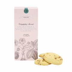 Biscuiti - Strawberry & White Chocolate Biscuits In Carton