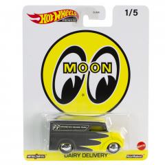 Masinuta - Hot Wheels Premium - Moon - Dairy Delivery