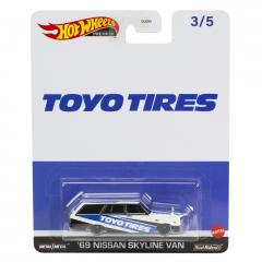 Masinuta - Hot Wheels Premium - Toyo Tires - '69 Nissan Skyline Van