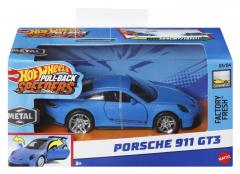 Masinuta - Hot Wheels Pull-Back Speeders - Porsche 911 GT3 - Factory Fresh