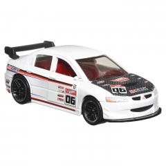 Masinuta - Hot Wheels Pull-Back Speeders - Lancer Evolution IX - HW Speed Graphics