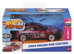 Masinuta - Hot Wheels Pull-Back Speeders - 2004 Mazda RX8 Custom - HW Drift