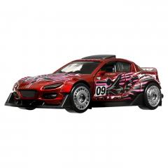 Masinuta - Hot Wheels Pull-Back Speeders - 2004 Mazda RX8 Custom - HW Drift