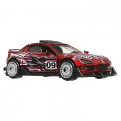 Masinuta - Hot Wheels Pull-Back Speeders - 2004 Mazda RX8 Custom - HW Drift