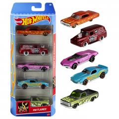 Set 5 masini - Hot Wheels - HW Flames