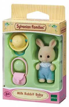 Figurina - Sylvanian Families - Bebe Iepuras Milk