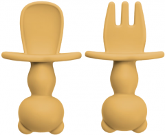 Set 2 tacamuri din silicon - The Little Bear - Honey