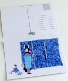 Carte postala - La Librarie