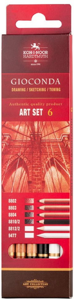 Set 6 creioane - Gioconda