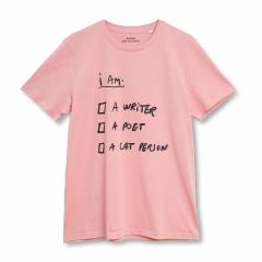 Tricou M - Carturesti x George Rosu - I Am a Writer, a Poet, a Cat Lover