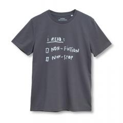 Tricou XXL - Carturesti x George Rosu - I Read Non-Fiction Non-Stop