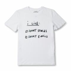 Tricou L - Carturesti x George Rosu - I Like Short Stories Short Emails