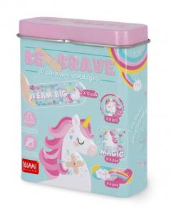 Set 30 de plasturi - Be Brave - Unicorn