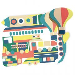 Puzzle 10 piese - Things that Go