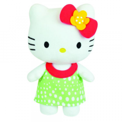 Jucarie de plus - Hello Kitty - Rochita galbena