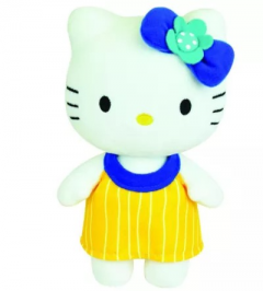 Jucarie de plus - Hello Kitty - Rochita galbena