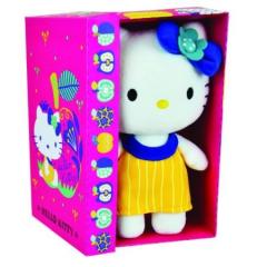 Jucarie de plus - Hello Kitty - Rochita galbena