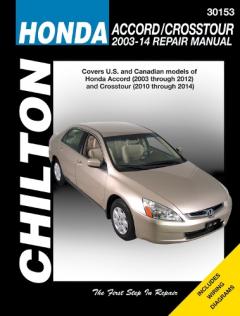 Coperta cărții Honda Accord/Crosstour (Chilton)