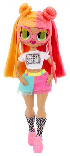 Papusa cu accesorii - O. M. G. - Neonlicious