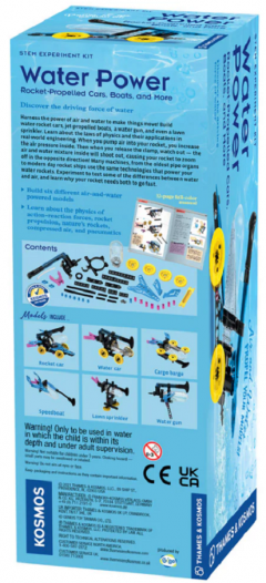 Set educativ STEM - Vehicule propulsate cu apa