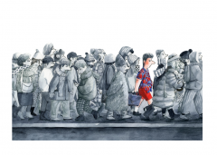 Print de arta - A la recherche du printemps perdu, 30x40cm