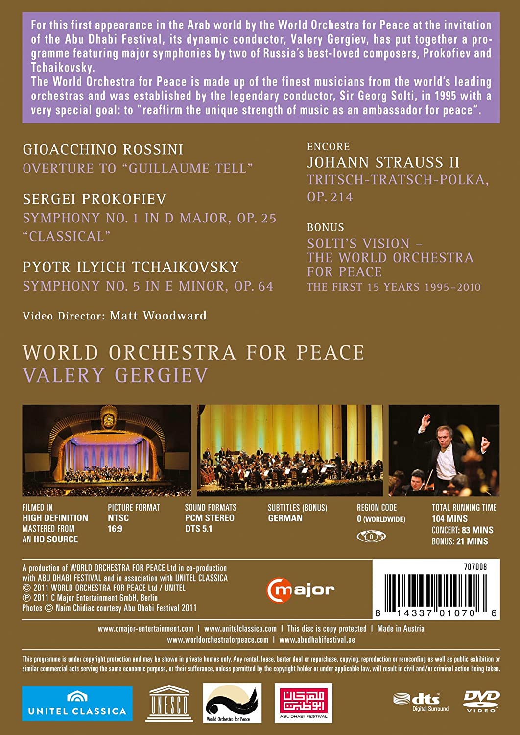 World Orchestra For Peace - Valery Gergiev At The Abu Dhabi