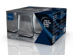 Set 4 pahare - Zero - Smoke