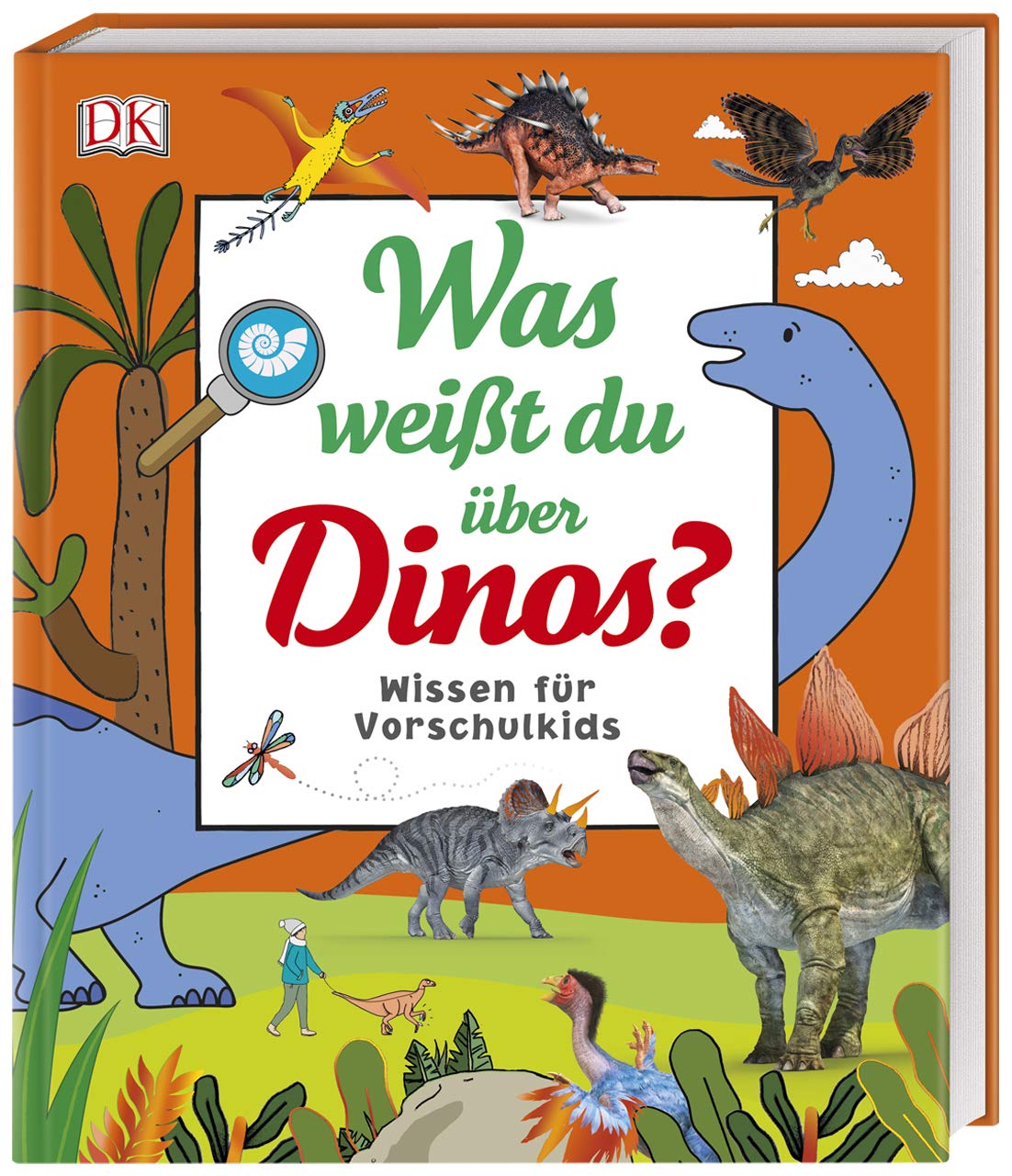 Was weißt du über Dinos?: Wissen für Vorschulkids