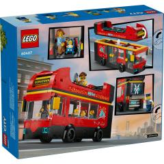 LEGO City - Autobuz turistic rosu cu etaj (60407)