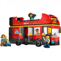 LEGO City - Autobuz turistic rosu cu etaj (60407)