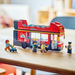 LEGO City - Autobuz turistic rosu cu etaj (60407)