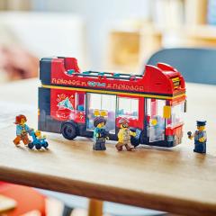 LEGO City - Autobuz turistic rosu cu etaj (60407)