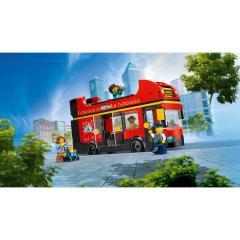 LEGO City - Autobuz turistic rosu cu etaj (60407)